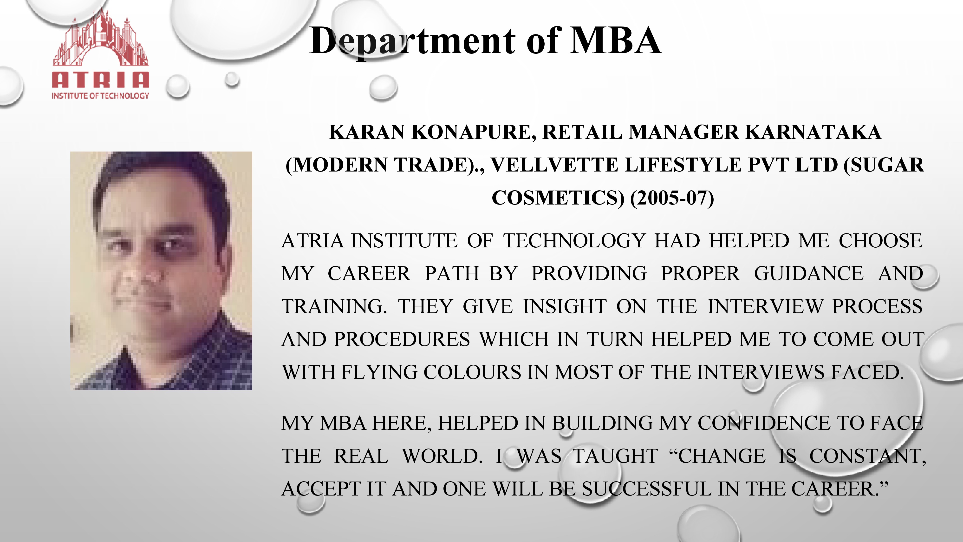 Alumni Testimonial